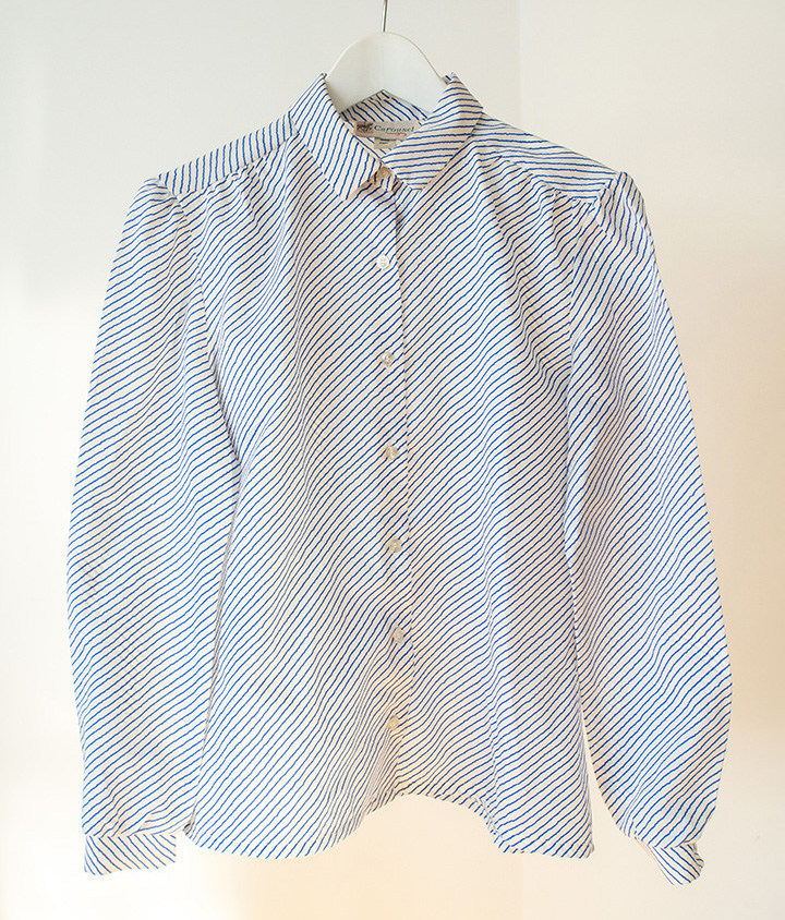 Camisa-vintage-rayas-azules