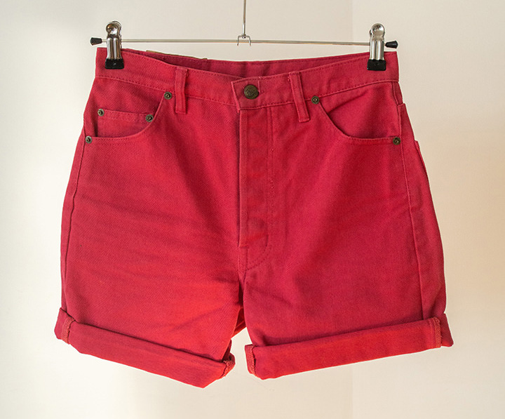 shorts denim rojos